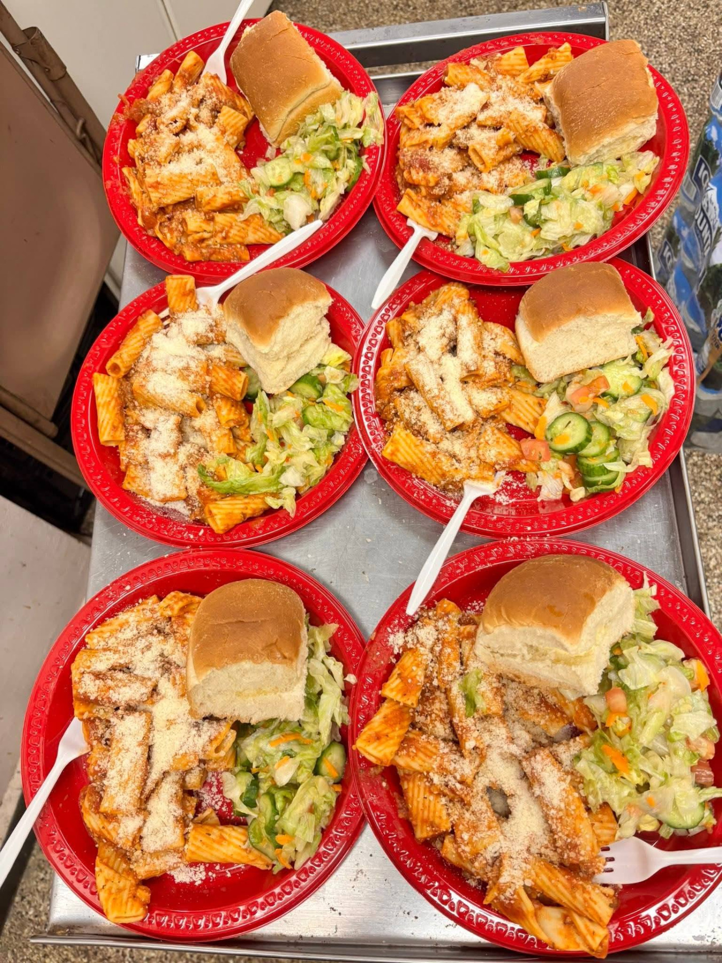 Sponsored meals for A Step in the Right Direction's Warming Center